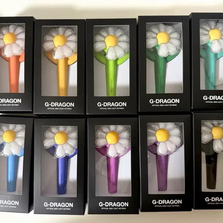 [BUNJANG] G-Dragon Official Mini Light Keyring Set / 지드래곤 공식 미니라이트 키링