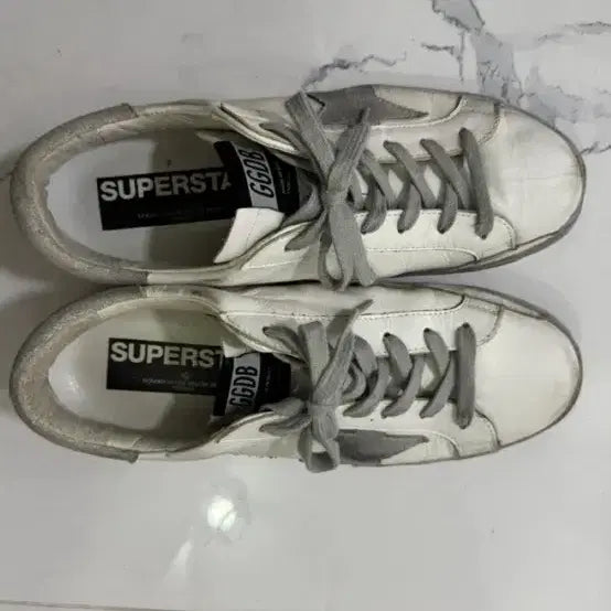 [BUNJANG] Golden Goose Superstar Silver Tab Sneakers / 골든구스 슈퍼스타 실버탭 41