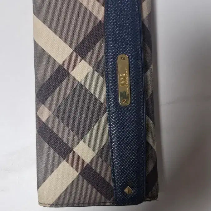 [BUNJANG] Daks Check Long Wallet for Women / 닥스 체크 장지갑 여성 반지갑