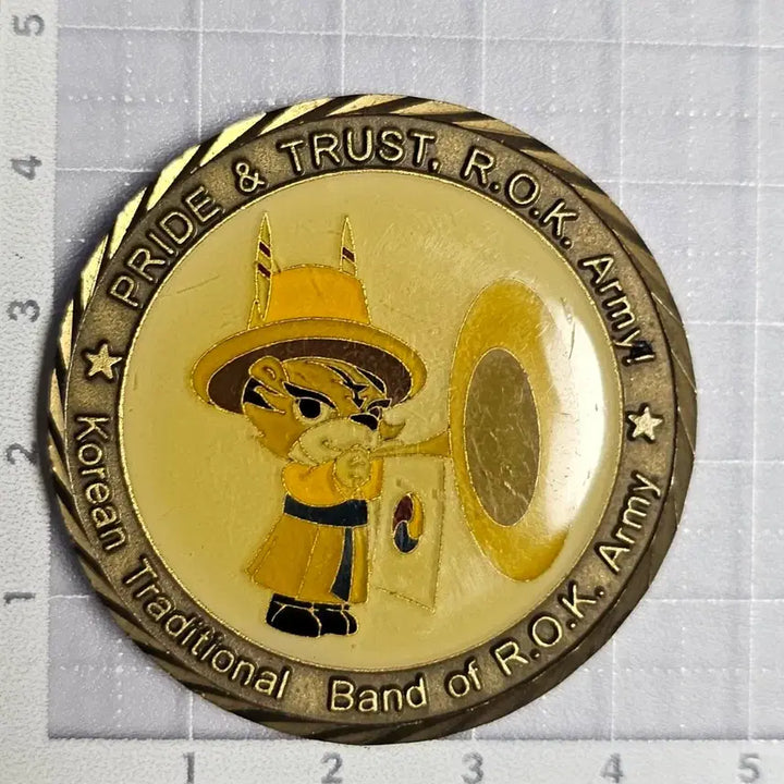 [BUNJANG] Republic of Korea Army Band Commemorative Coin / 육군본부 군악대 기념 코인