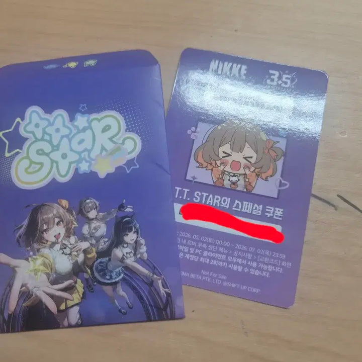 [BUNJANG] Nikke Sukoh Anis Star Version Photocard / 니케 수코 아니스 포토카드 판매합니다.