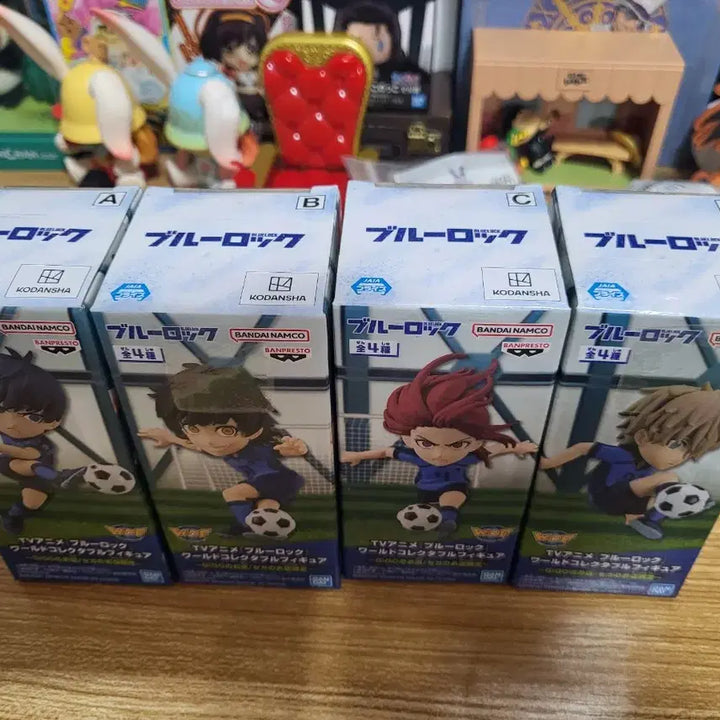 [BUNJANG] Blue Lock WCF Figure 4-Set (Sealed) / 블루록 WCF 피규어 4종세트(미개봉)