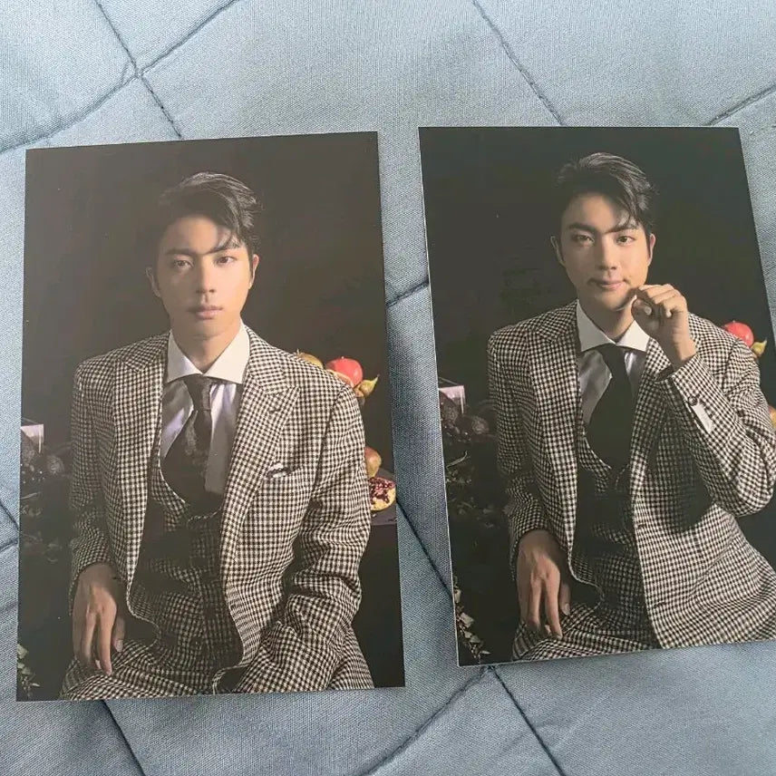[BUNJANG] BTS MAP OF THE SOUL ON:E Jin Photocard Bundle Set / 방탄소년단 bts 맵솔온 공방 보라해 진 석진 포카 2장 일괄