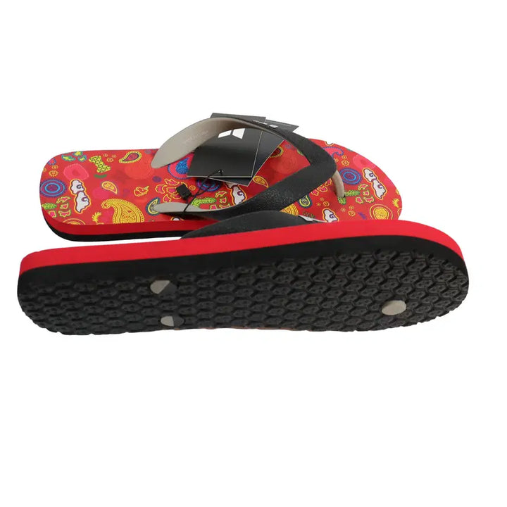 [BUNJANG] BTS IDOL Official Flip Flop Sandals Red 240mm / BTS 방탄소년단 IDOL 공식 굿즈 플립플랍 샌들 레드 240