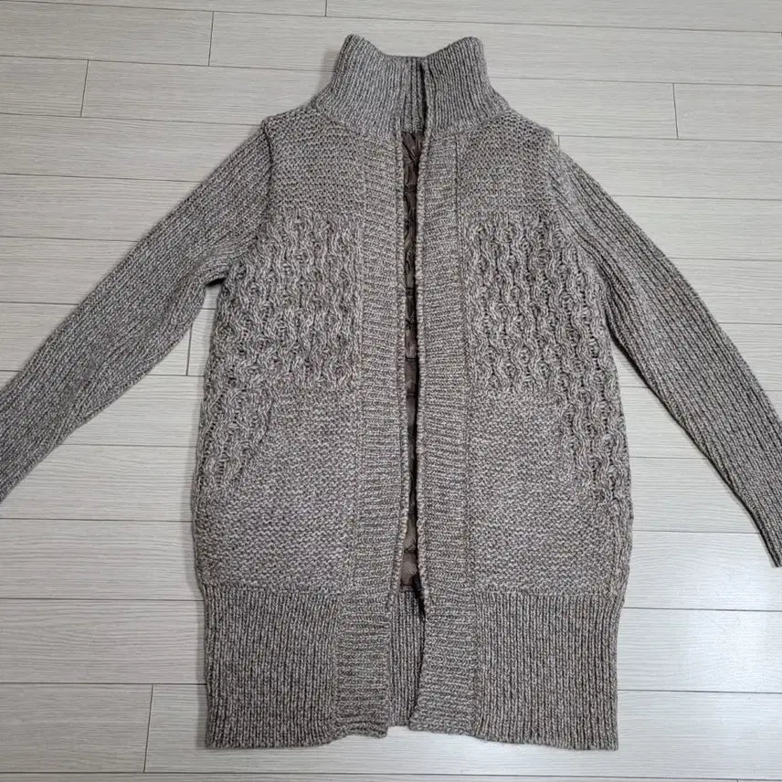 [BUNJANG] Allan Fine Reversible Knit Zip-Up Cardigan / 알란파인 리버시블 니트 집업 가디건