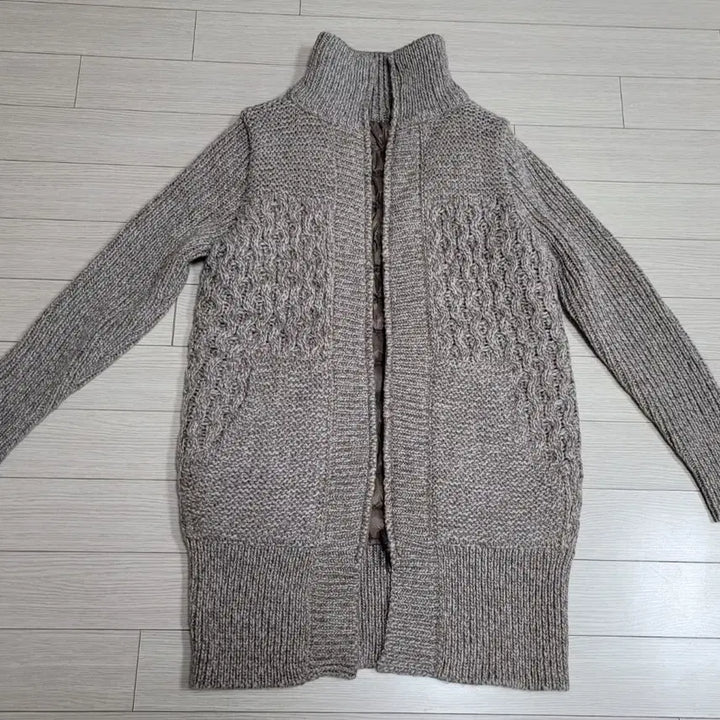 [BUNJANG] Allan Fine Reversible Knit Zip-Up Cardigan / 알란파인 리버시블 니트 집업 가디건