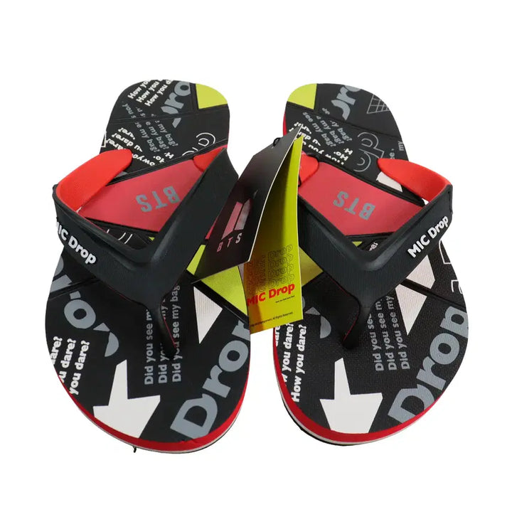 [BUNJANG] BTS MIC Drop Official Goods Beach Sandals / BTS 방탄소년단 MIC Drop 공식 굿즈 비치샌들