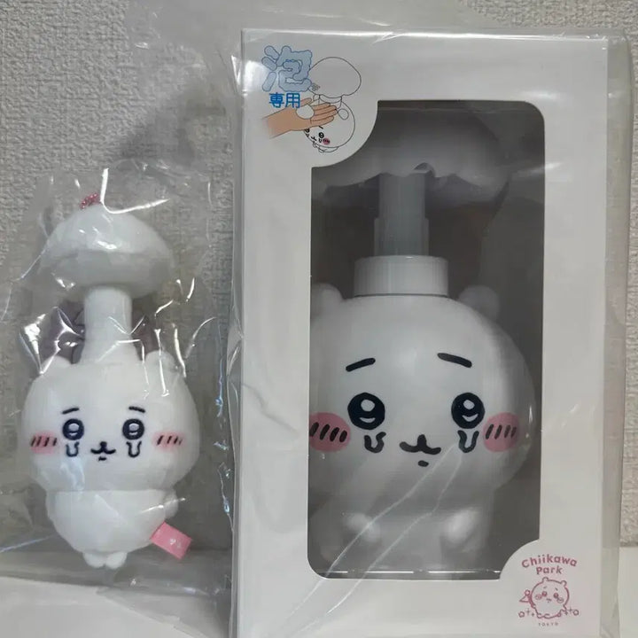 [BUNJANG] Chiikawa Mushroom Mascot Hand Soap Dispenser / [미개봉/새상품] 치이카와 핸드워시 디스팬서 기생버섯 버섯치이카와