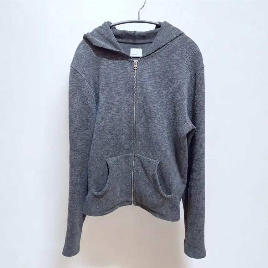 [BUNJANG] Monoprive Textured Hooded Zip-up Jacket / 모노프리베 텍스쳐 후드집업 2size