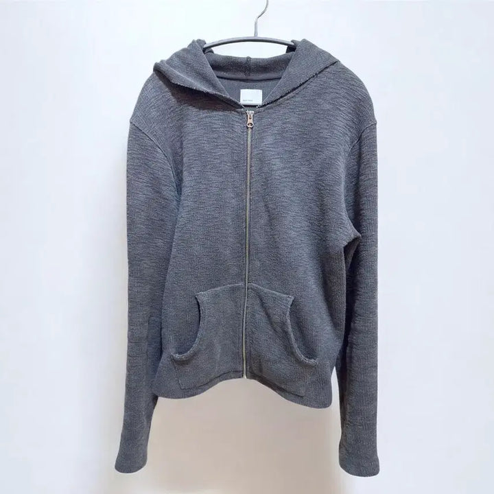 [BUNJANG] Monoprive Textured Hooded Zip-up Jacket / 모노프리베 텍스쳐 후드집업 2size
