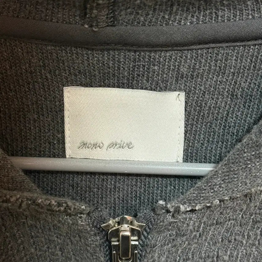 [BUNJANG] Monoprive Textured Hooded Zip-up Jacket / 모노프리베 텍스쳐 후드집업 2size