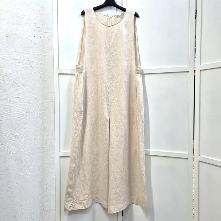 [BUNJANG] COS Sleeveless Linen Wide Jumpsuit / 코스 슬리브리스 린넨 와이드 점프수트 (165이상66~77)