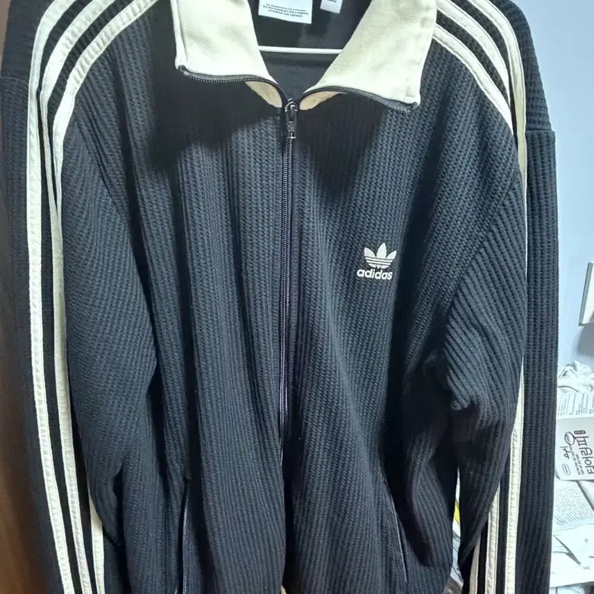 [BUNJANG] Adidas Waffle Beckenbauer Track Top Zip-Up Jersey XL / 아디다스 와플 베켄바우어 트랙탑 집업 져지 XL