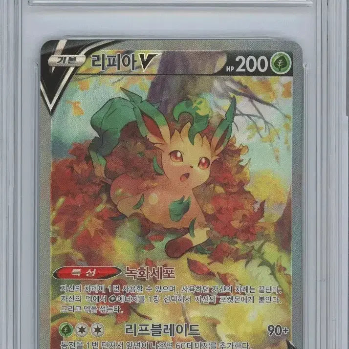 [BUNJANG] Pokemon Card Leafeon V Special Art BRG10 Graded Card / 포켓몬카드 리피아V특일 BRG10 팝니다