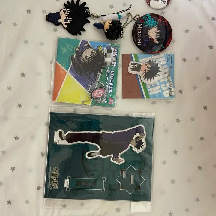 [BUNJANG] Jujutsu Kaisen Fushiguro Megumi Merchandise Bundle Set (Sealed Products Included) / [미개봉 새제품 포함] 주술회전 정품 후시구로 메구미 굿즈 8개 일괄판매