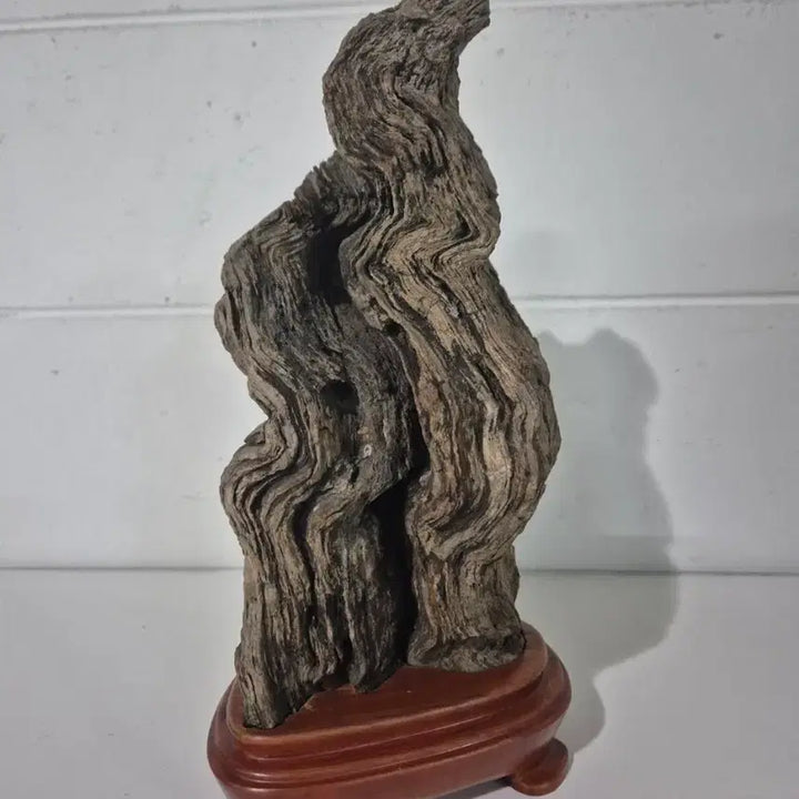 [BUNJANG] Handcrafted Wood Sculpture from Danyang / 산지:남한강:단양/쵸코석 사이즈장:15 고:33 폭:8