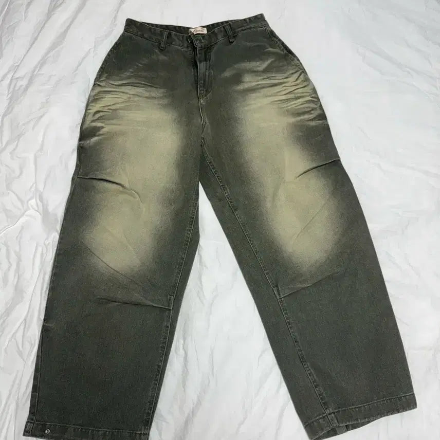 [BUNJANG] etce Baggy Jeans Khaki Size M / etce 배기진 카키 M 사이즈