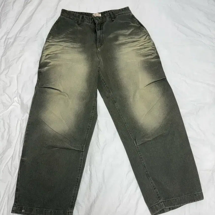 [BUNJANG] etce Baggy Jeans Khaki Size M / etce 배기진 카키 M 사이즈