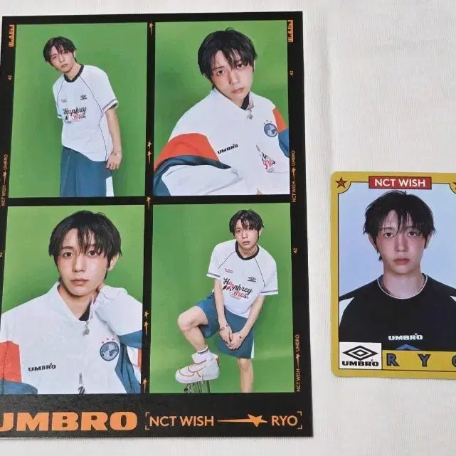 [BUNJANG] NCT WISH Ryo Umbro Four-Cut Photocard Bundle Set / 엔시티 위시 료 엄브로 네컷 포토카드 일괄 시즈니 료프 NCT WISH
