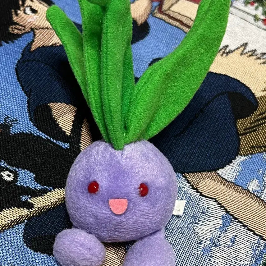 [BUNJANG] Bandai Chikorita Classic Vintage Plush / 포켓몬 뚜벅쵸 고전인형