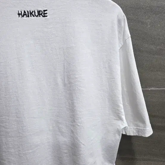 [BUNJANG] HAIKURE Oversized Cropped Hem T-Shirt / 정품)HAIKURE하이쿠레 ,  오버핏  밑단선이 세련된  반팔
