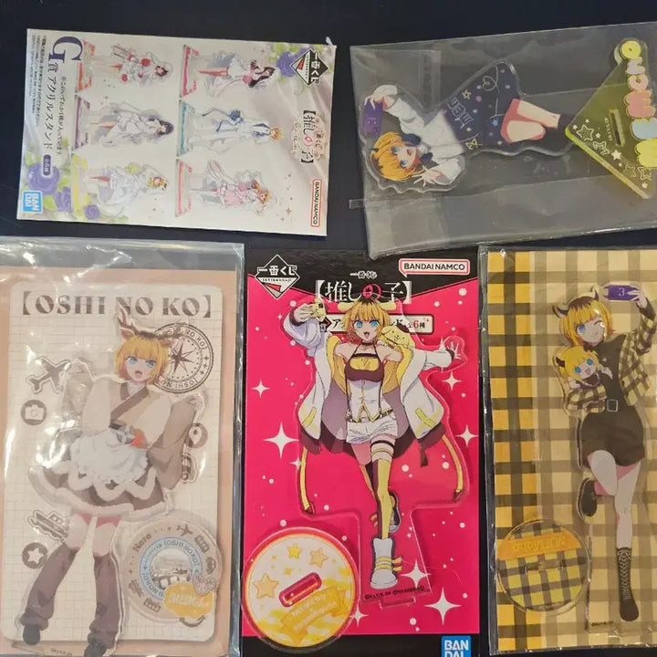 [BUNJANG] Oshi no Ko Memcho Acrylic Stand Bundle Set / 최애의 아이 MEM쵸 아크릴 스탠드 일괄 멤쵸