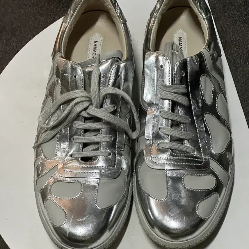 [BUNJANG] Namacheco Muravi Silver Sneakers Size 45 / 나마체코 무라비 실버 45