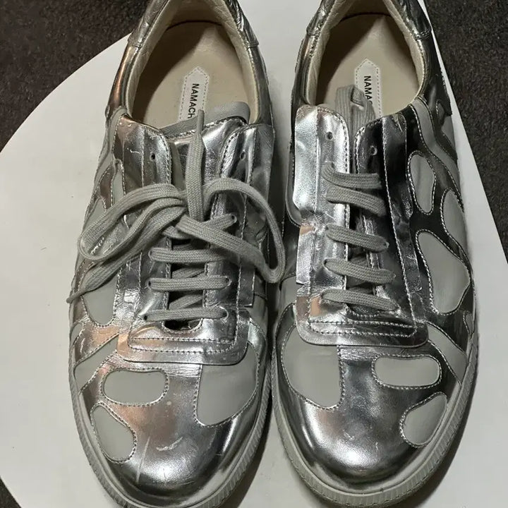 [BUNJANG] Namacheco Muravi Silver Sneakers Size 45 / 나마체코 무라비 실버 45