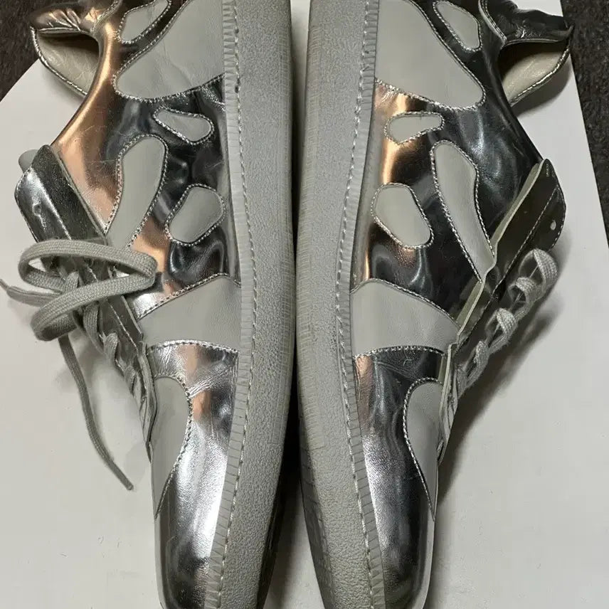 [BUNJANG] Namacheco Muravi Silver Sneakers Size 45 / 나마체코 무라비 실버 45