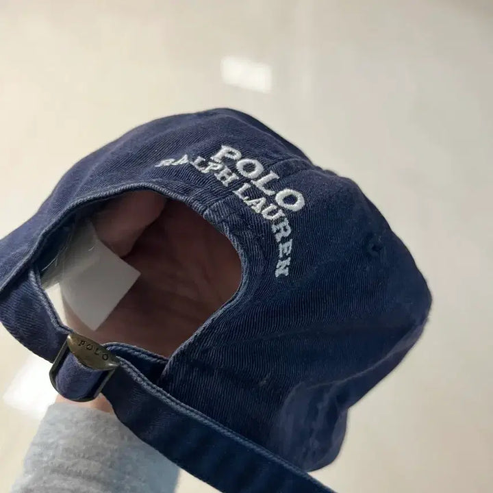 [BUNJANG] Polo Ralph Lauren Navy Bear Logo Ball Cap / 폴로 랄프로렌 곰돌이 네이비 볼캡