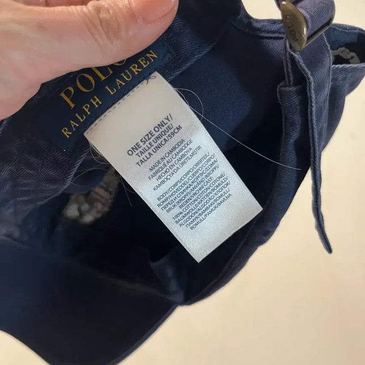[BUNJANG] Polo Ralph Lauren Navy Bear Logo Ball Cap / 폴로 랄프로렌 곰돌이 네이비 볼캡