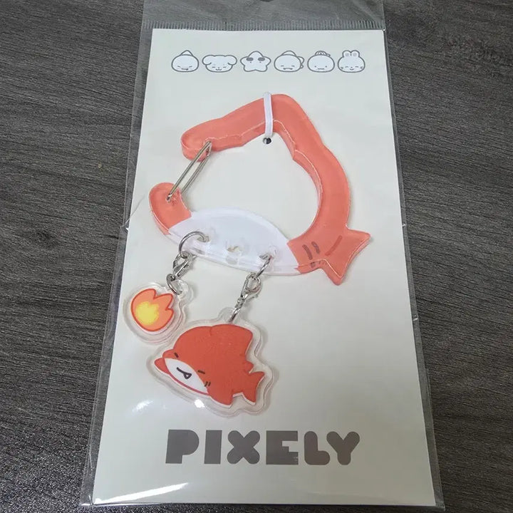 [BUNJANG] Pixelly Exhibition Ladder Acrylic Carabiner (Sealed) / (미개봉) 픽셀리 전시회 라더 아크릴 카라비너
