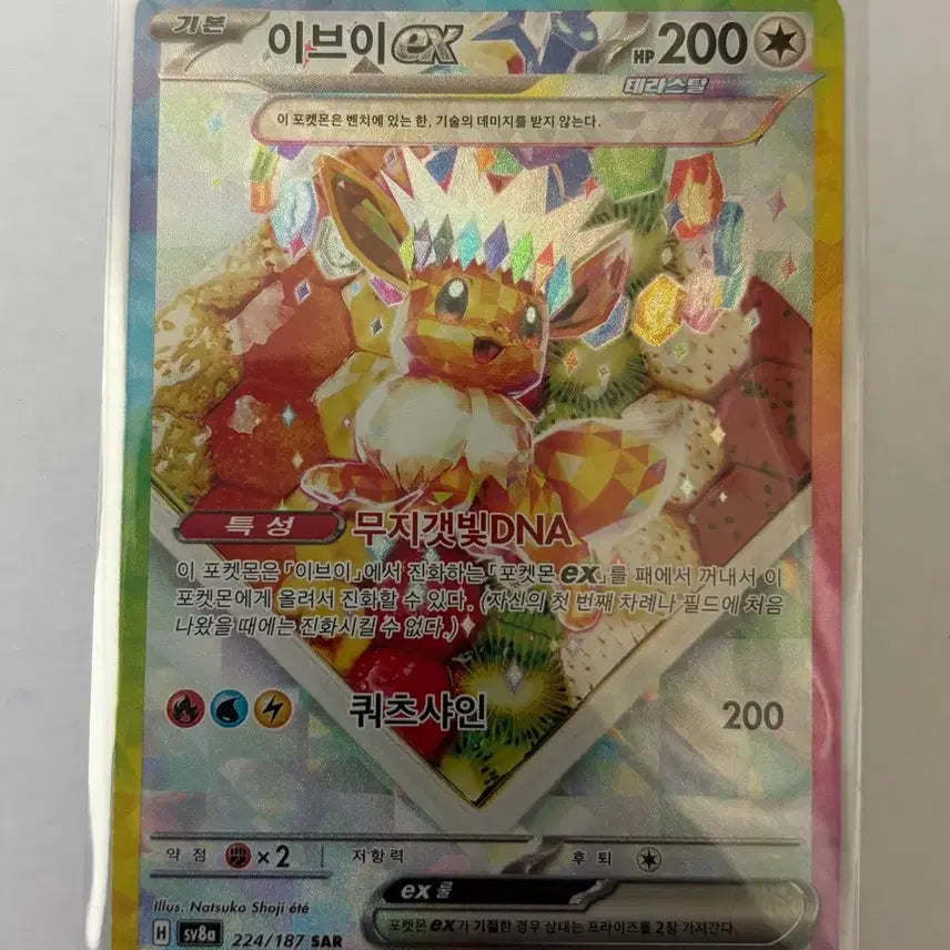 [SOLD OUT] 포켓몬카드 이브이ex SAR