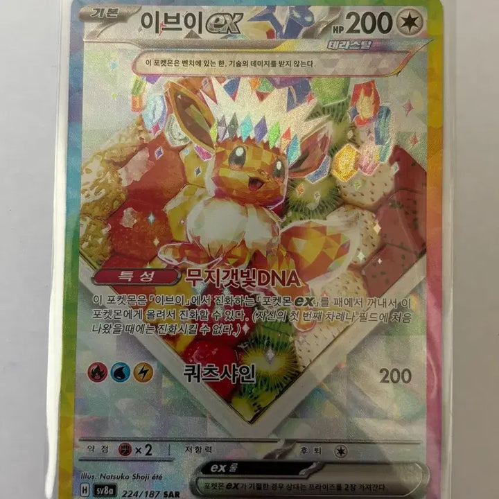 [SOLD OUT] 포켓몬카드 이브이ex SAR