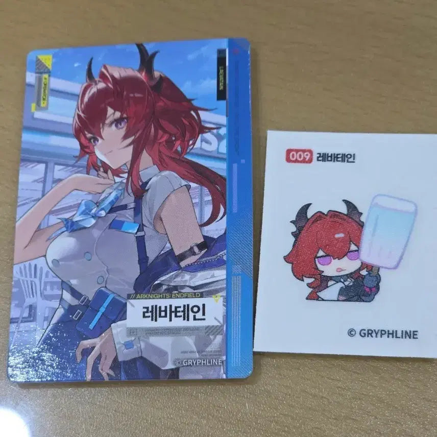 [BUNJANG] Arknights Endfield Revatein GS25 Collaboration Photocard and Sticker Set / 명일방주 엔드필드 gs25 콜라보 레바테인