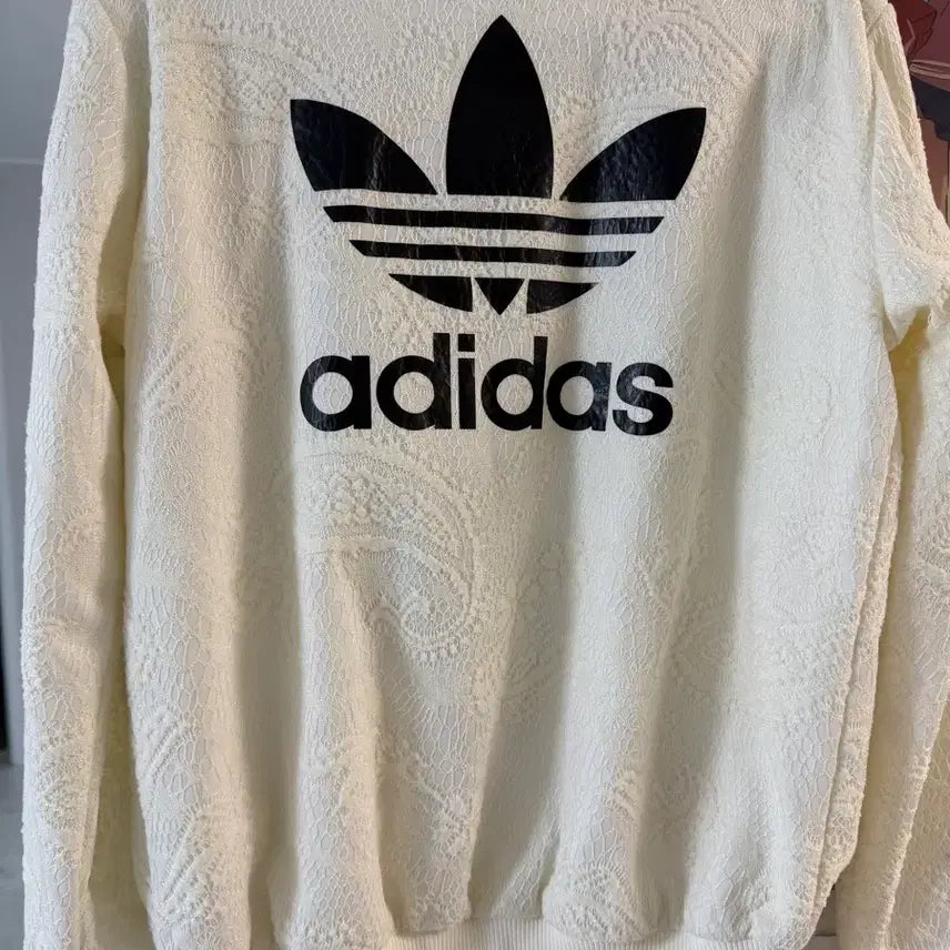 [BUNJANG] Adidas Lace Track Jacket White / 아디다스 레이스 트랙 자켓 화이트