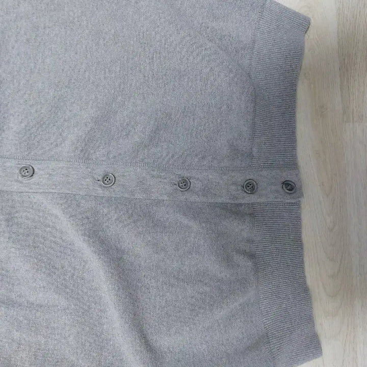 [BUNJANG] Lacoste Live Grey Cardigan / 라코스테 라이브 그레이 가디건