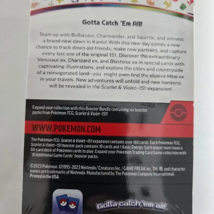 [BUNJANG] Pokemon 151 North America Booster Bundle (6 Packs) / (정품)포켓몬 북미 151 번들(6팩) 판매