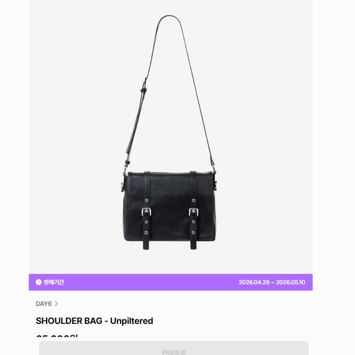 [BUNJANG] DAY6 Young K Unfiltered Bag / 원필 언필터드 가방 재배송 판매