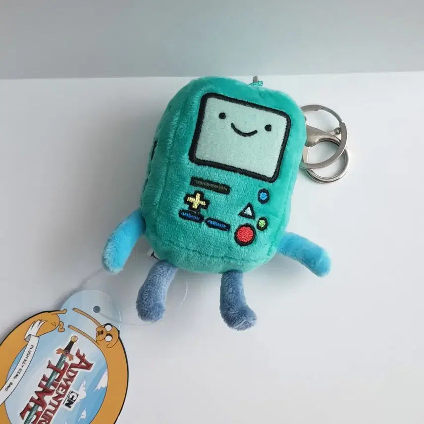[BUNJANG] Adventure Time BMO Plush Keychain (Unused) / [미사용] 어드벤처 타임 비모 인형 키링