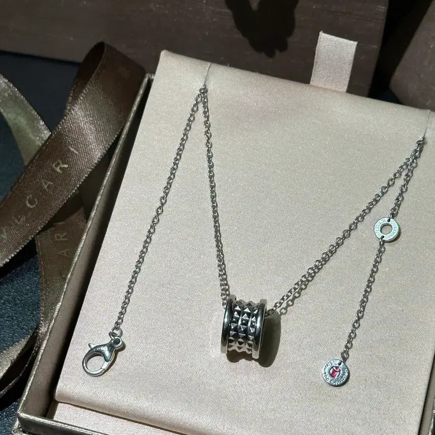 [BUNJANG] Bvlgari Save the Children Silver Necklace / [정품 풀구성] 불가리 세이브더칠드런 실버 목걸이