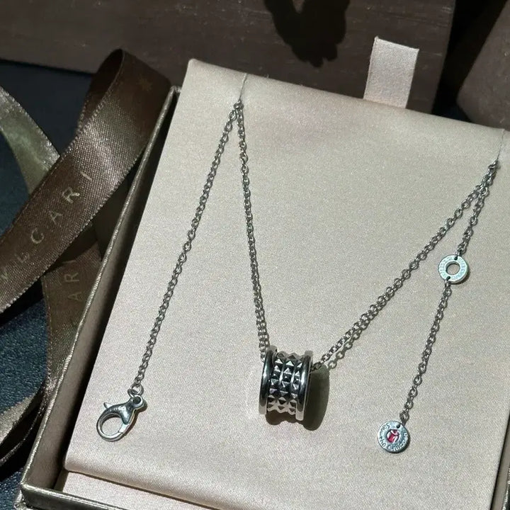 [BUNJANG] Bvlgari Save the Children Silver Necklace / [정품 풀구성] 불가리 세이브더칠드런 실버 목걸이