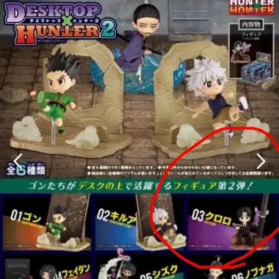 [BUNJANG] Hunter x Hunter Remnant Vol. 2 Chrollo Lucifer Desktop Figure / 헌터헌터 리멘트 2탄 클로로 데스크탑 피규어 팝니다