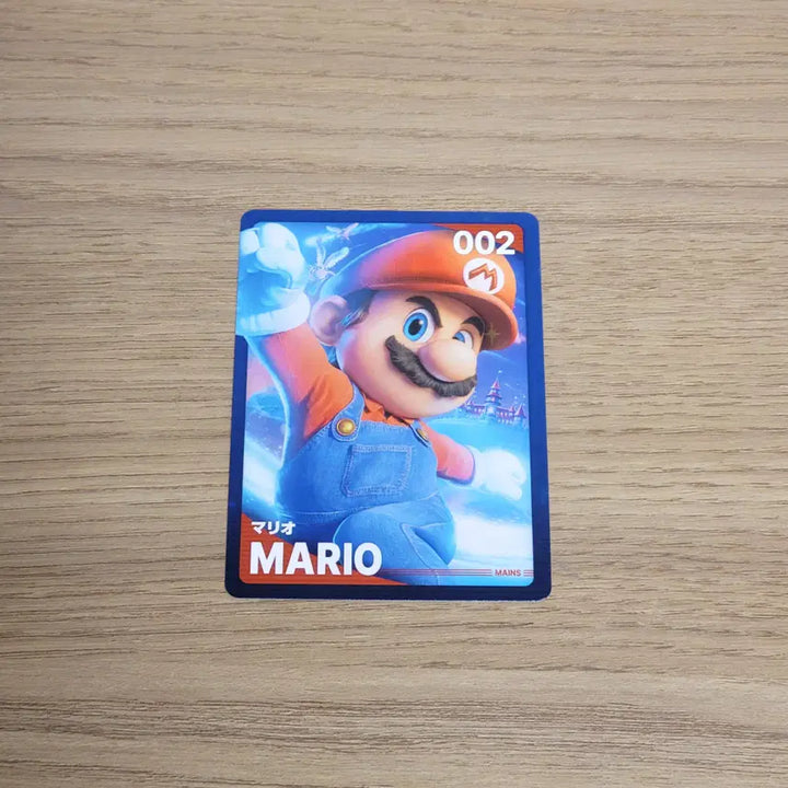 [BUNJANG] Super Mario Holographic Photocard / 슈퍼마리오 홀로그램 포토카드/포카/엽서/배관공/레드/왕코/닌텐도
