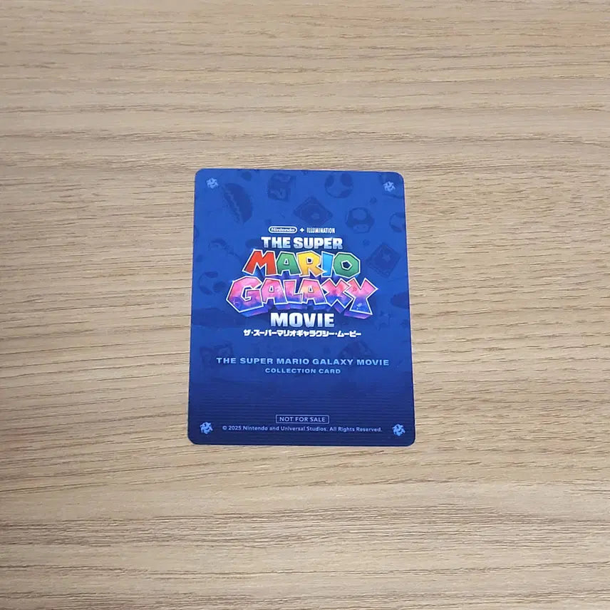 [BUNJANG] Super Mario Holographic Photocard / 슈퍼마리오 홀로그램 포토카드/포카/엽서/배관공/레드/왕코/닌텐도