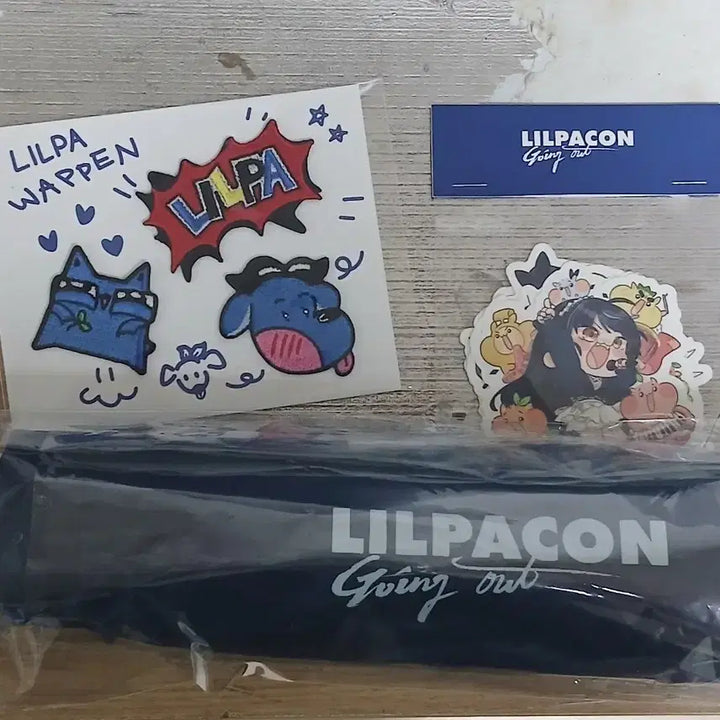 [SOLD OUT] LILPACON 릴파콘 굿즈 세트 (우산 + 스티커)