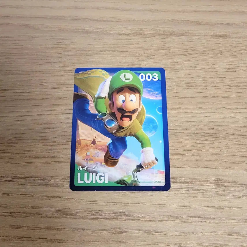 [BUNJANG] Super Mario Luigi Hologram Photocard / 슈퍼마리오 루이지 홀로그램 포토카드/포카/엽서/배관공/그린/꿈