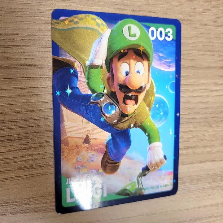 [BUNJANG] Super Mario Luigi Hologram Photocard / 슈퍼마리오 루이지 홀로그램 포토카드/포카/엽서/배관공/그린/꿈