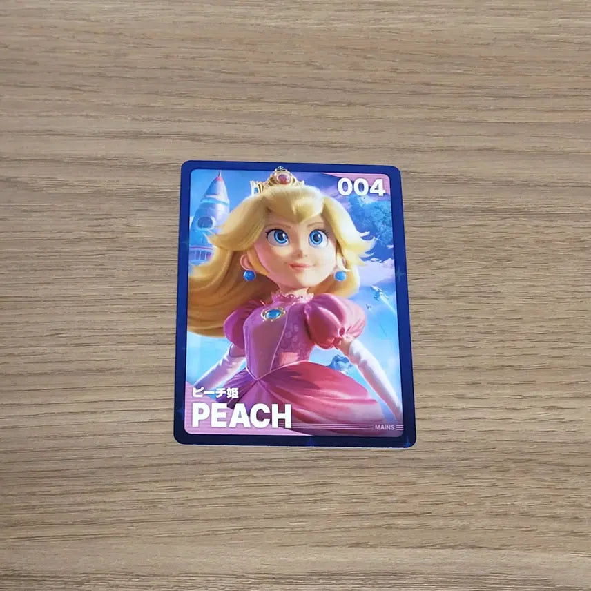 [BUNJANG] Princess Peach Hologram Photocard / 슈퍼마리오 피치공주 홀로그램 포토카드/포카/엽서/버섯 왕국/핑크