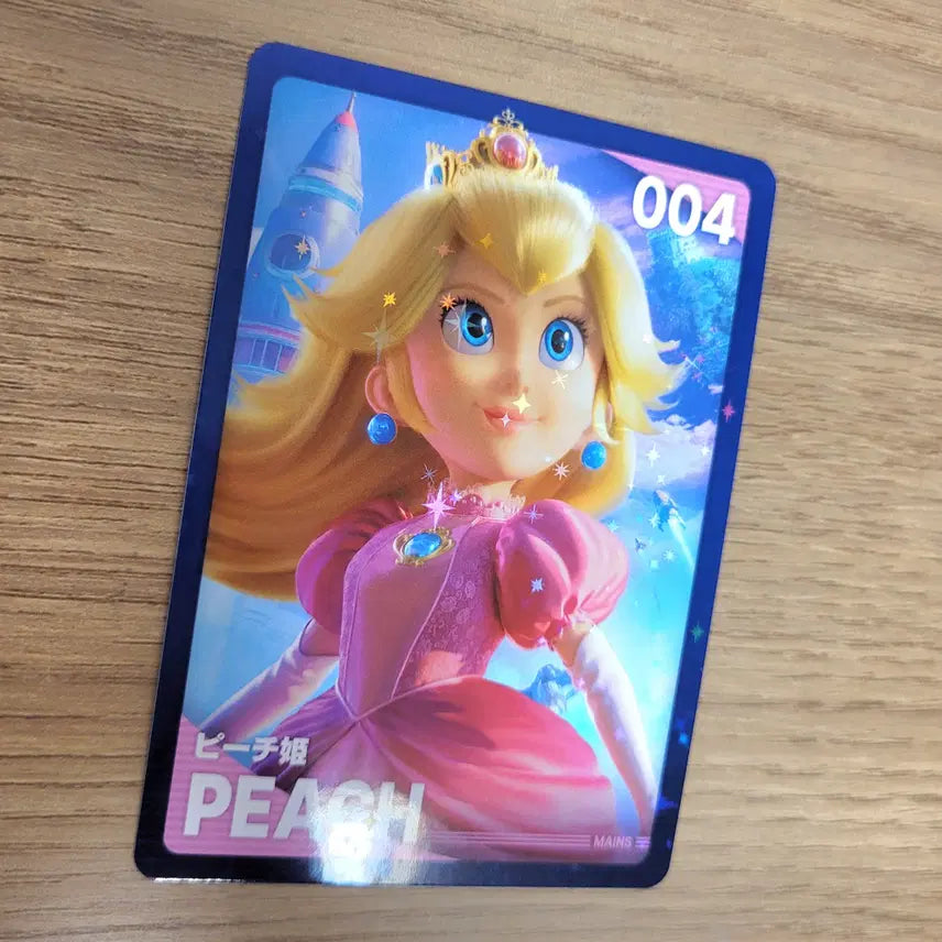 [BUNJANG] Princess Peach Hologram Photocard / 슈퍼마리오 피치공주 홀로그램 포토카드/포카/엽서/버섯 왕국/핑크